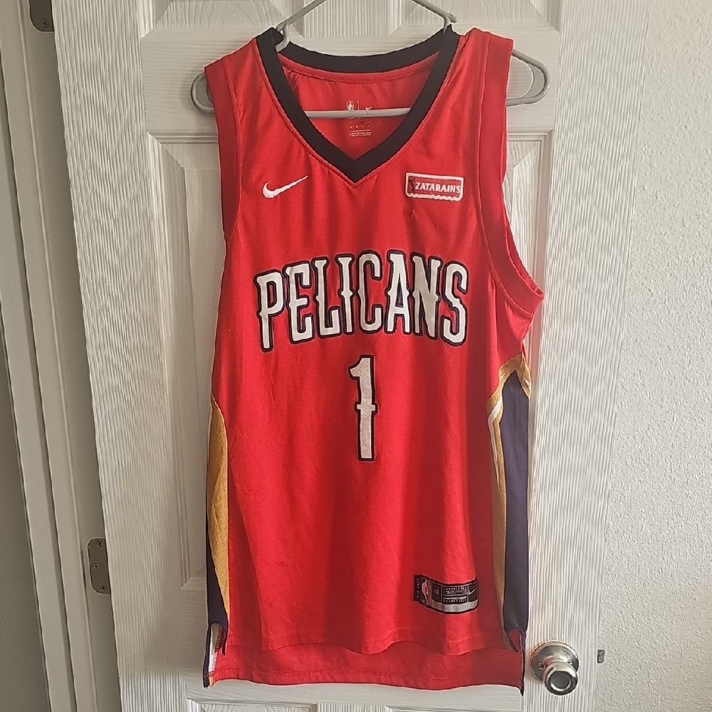 Pelicans Red Basketball Jersey